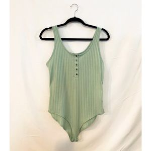 Mint Green Body Suit Tank